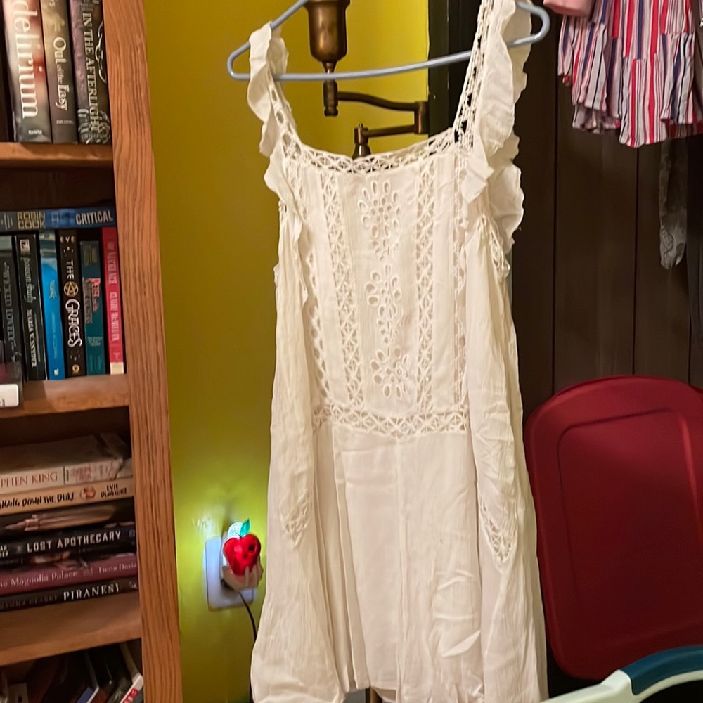 Large white Free People dress New Without Tags
